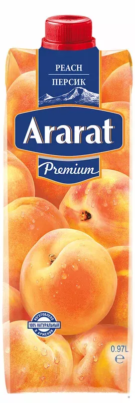 Нектар Ararat Premium Персик, 0.97 л