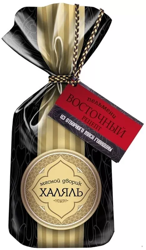 Пельмени Мясной Дворик Халяль Восточный рецепт 800г, Россия
